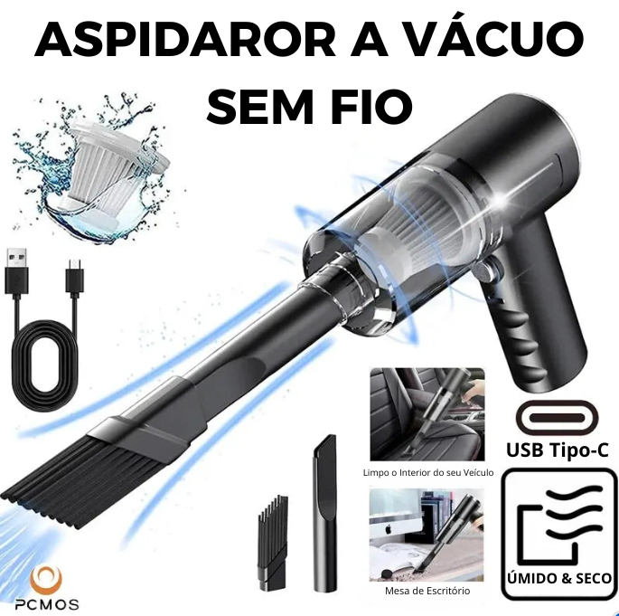 Aspirador a Vácuo sem Fio